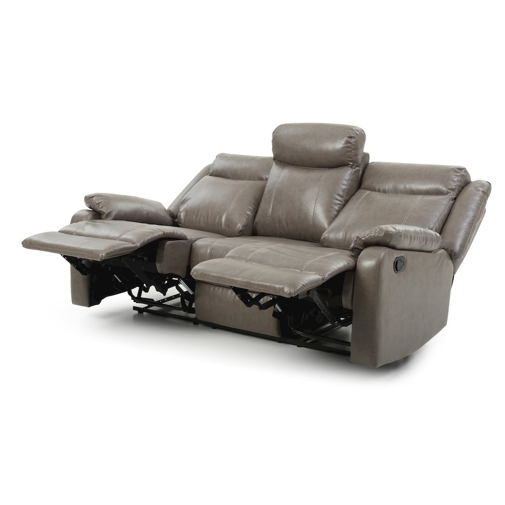 Glory Furniture Ward Reclining Sofa in Gray Color. Picture 2