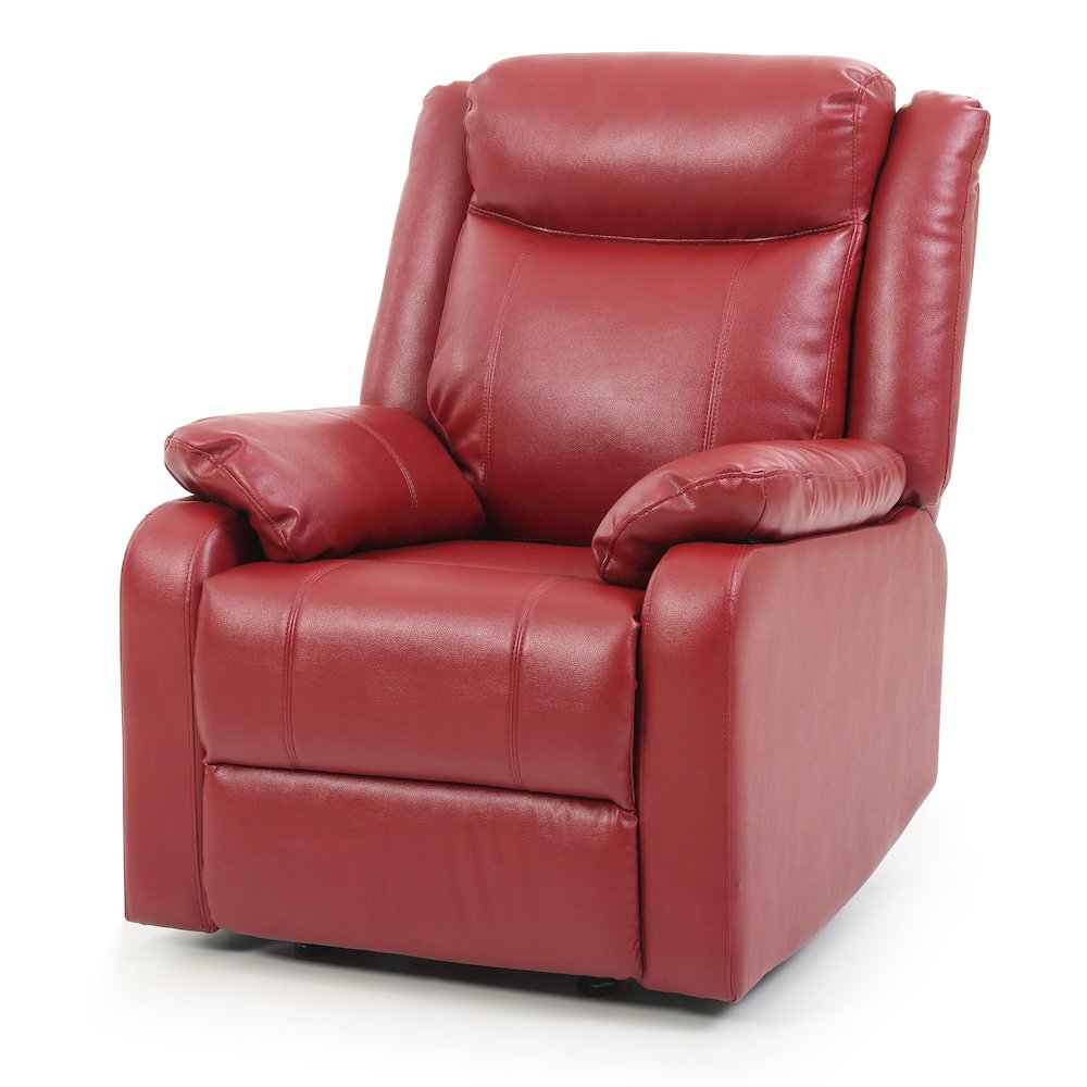 Glory Furniture Ward Rocker Recliner in Red Color. Picture 5