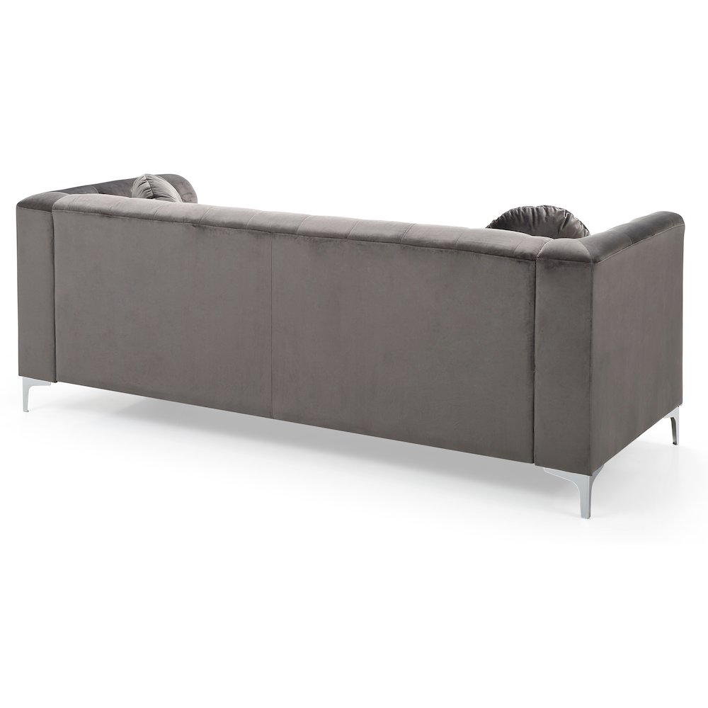 Glory Furniture Pompano Sofa in Dark Gray Color. Picture 4