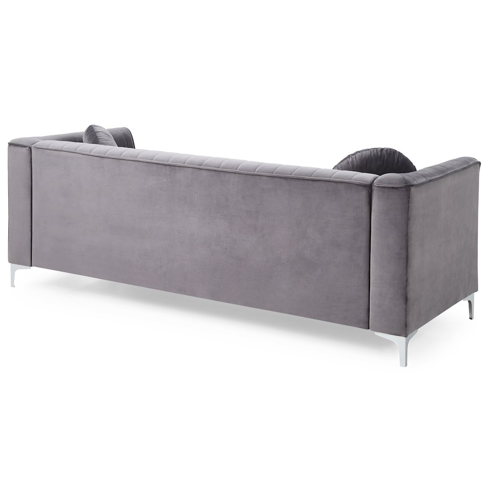 Glory Furniture Delray Sofa in Gray Color. Picture 4