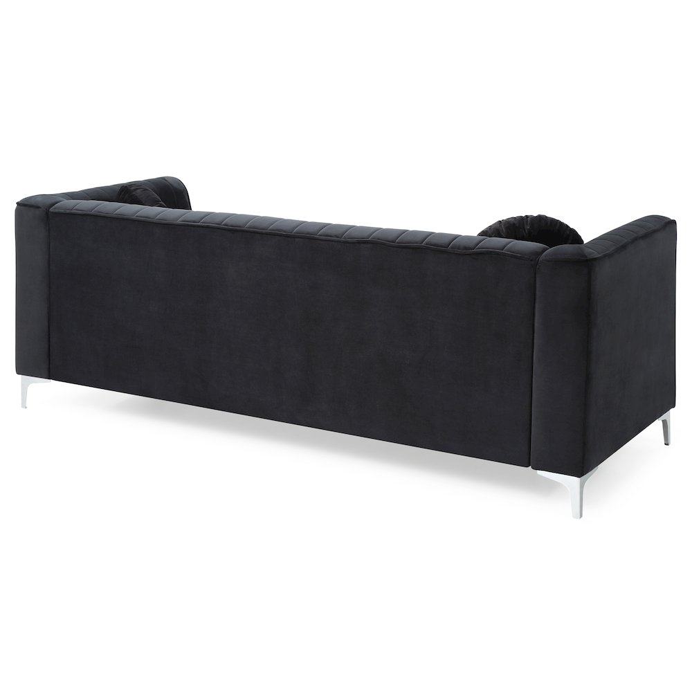 Glory Furniture Delray Sofa in Black Color. Picture 4
