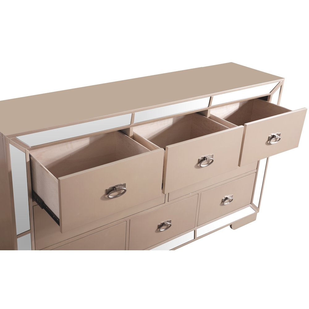 Glory Furniture Hollywood Hills Dresser in Pearl Color. Picture 3