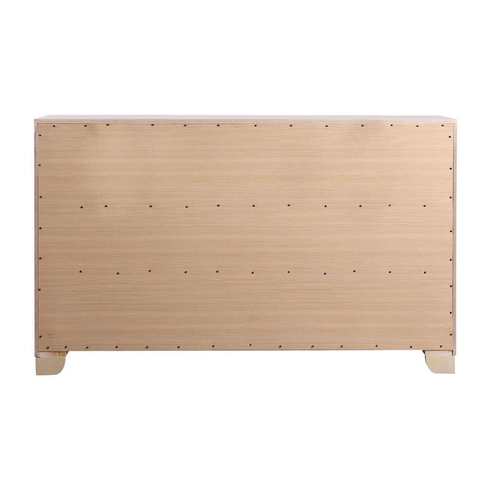 Glory Furniture Hollywood Hills Dresser in Pearl Color. Picture 4