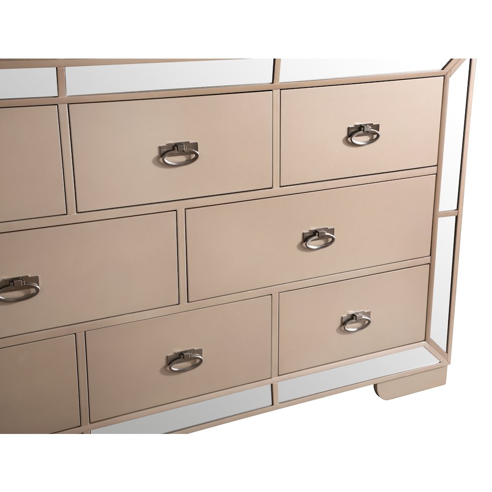 Glory Furniture Hollywood Hills Dresser in Pearl Color. Picture 6