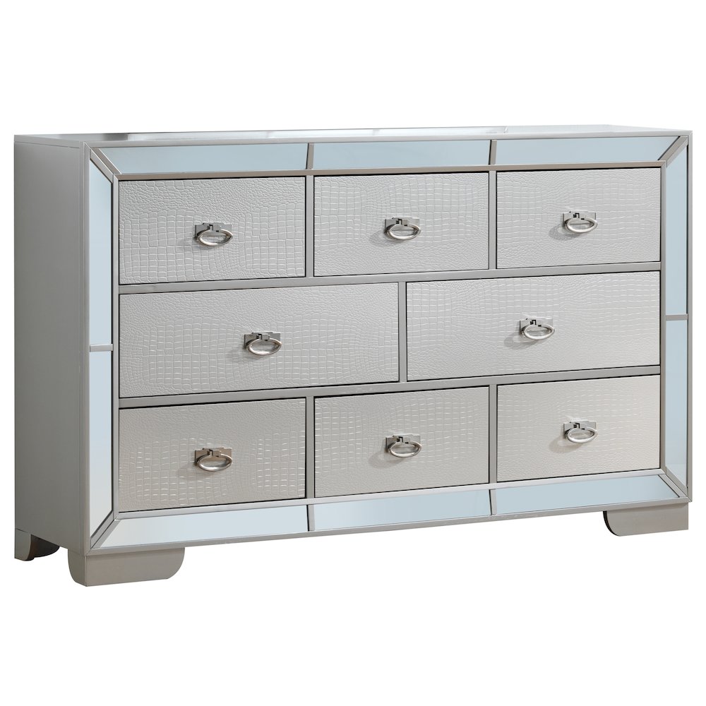 Glory Furniture Hollywood Hills Dresser in Champagne Color. Picture 1