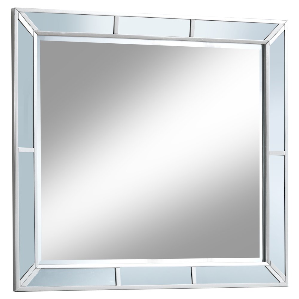 Glory Furniture Hollywood Hills Mirror in Champagne Color. Picture 1