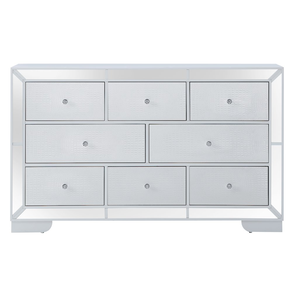 Glory Furniture Hollywood_Hills Dresser in White Color. Picture 3