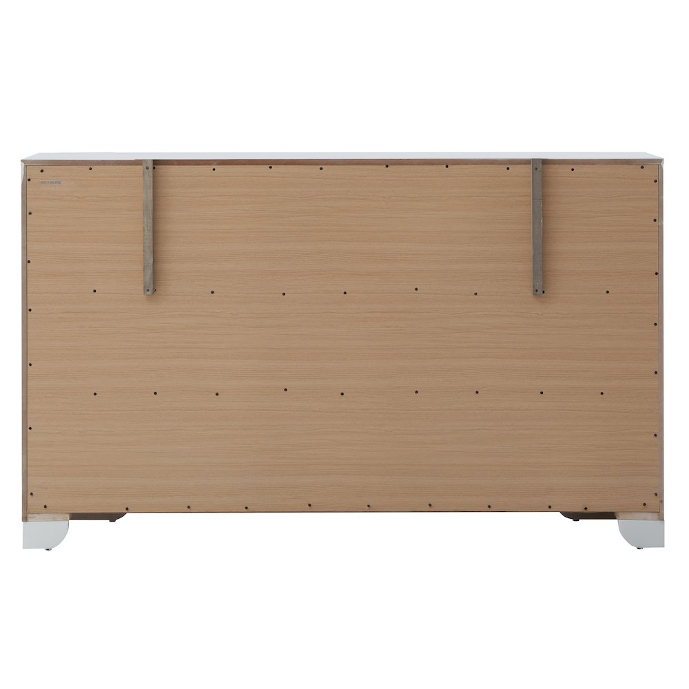 Glory Furniture Hollywood_Hills Dresser in White Color. Picture 5