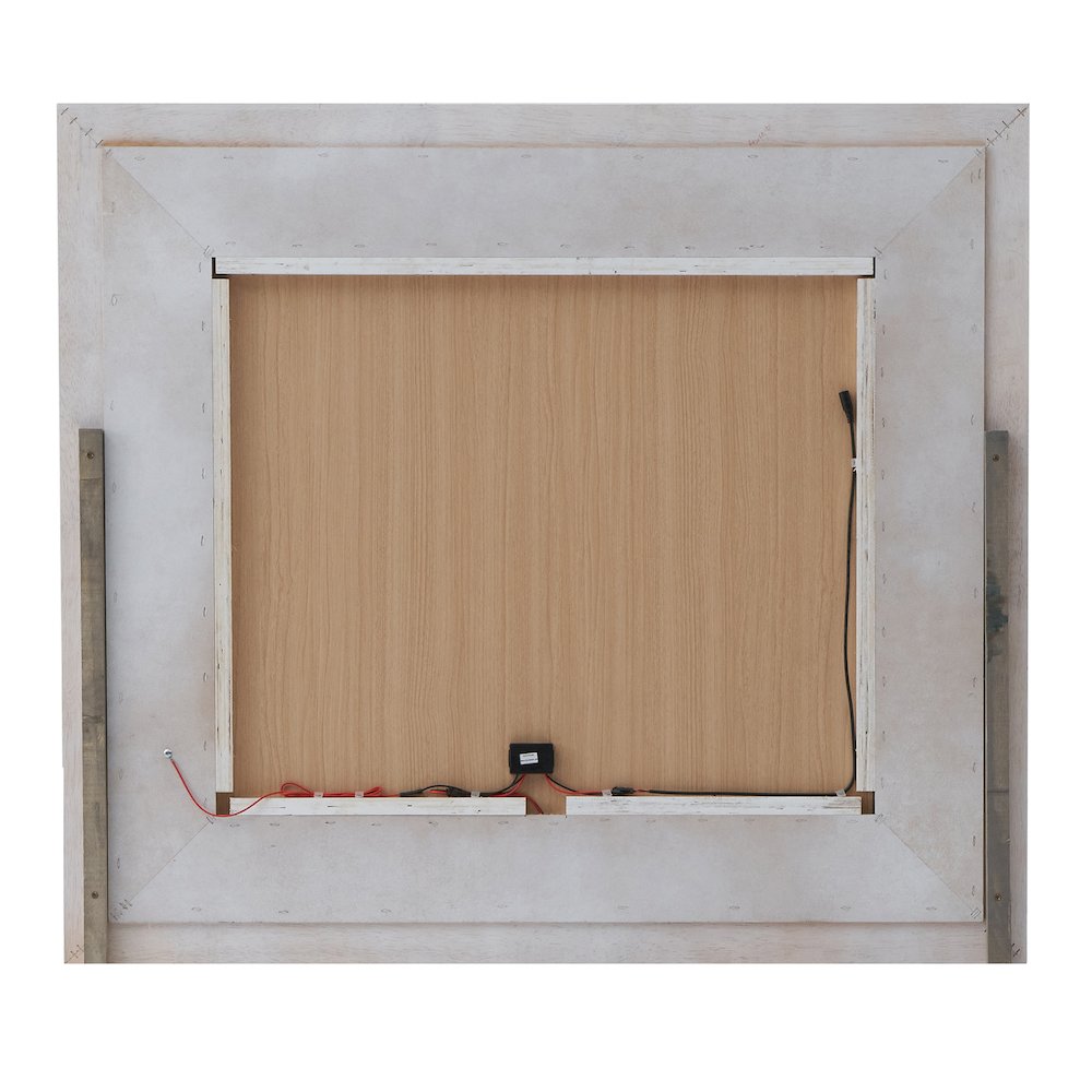 Glory Furniture Hollywood_Hills Mirror in White Color. Picture 4