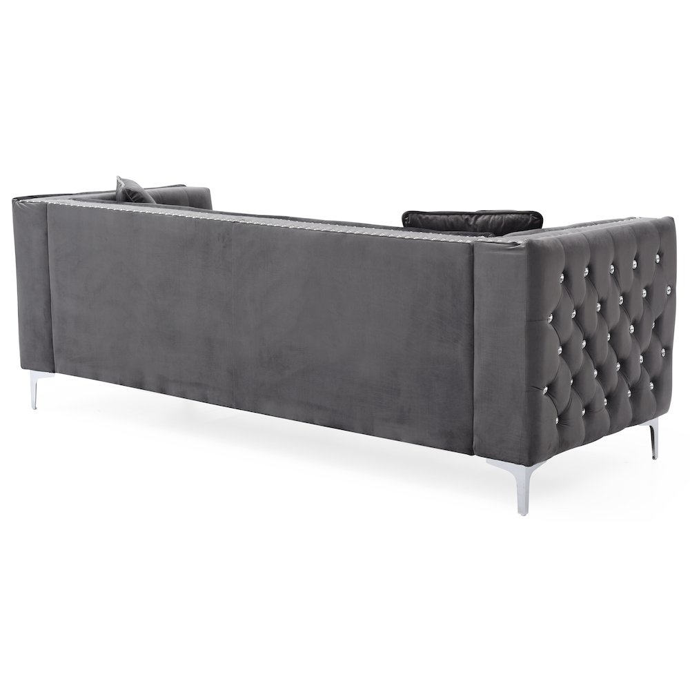 Glory Furniture Paige Sofa in Gray Color. Picture 4