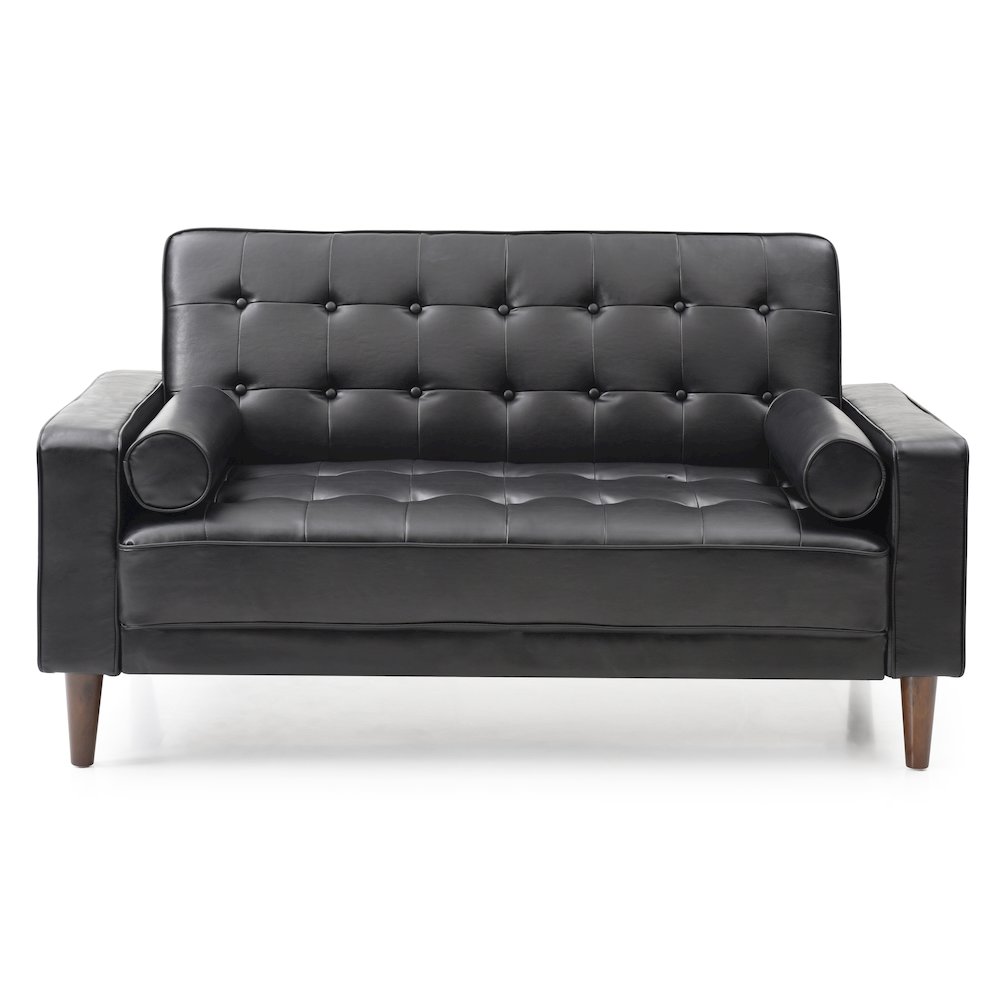 Glory Furniture Andrews Loveseat Bed in Black Color. Picture 2