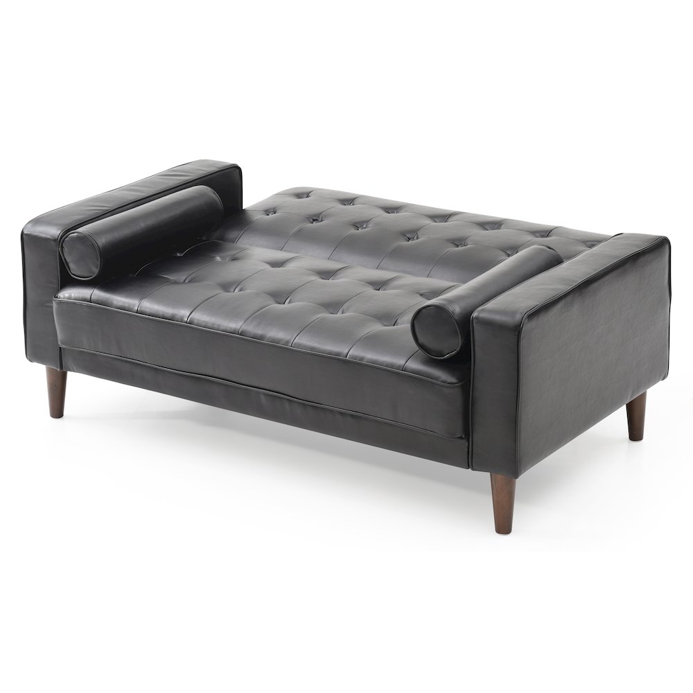 Glory Furniture Andrews Loveseat Bed in Black Color. Picture 3