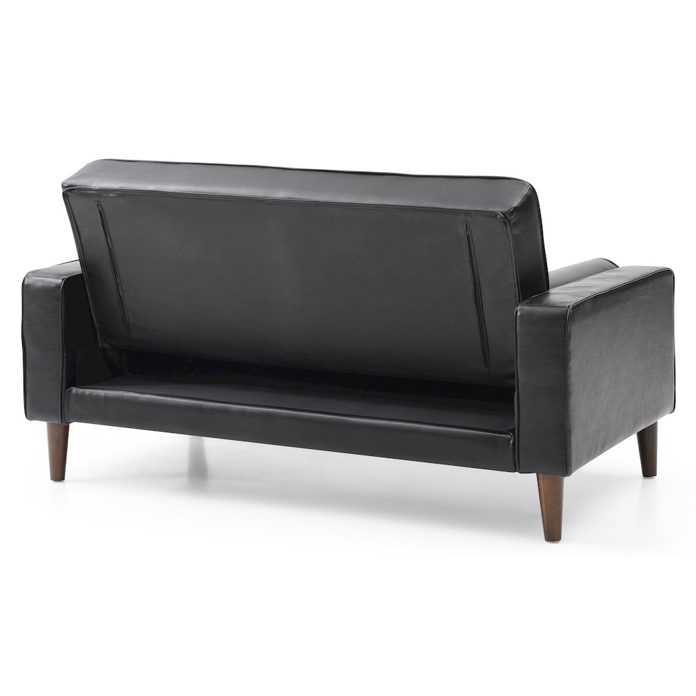 Glory Furniture Andrews Loveseat Bed in Black Color. Picture 4