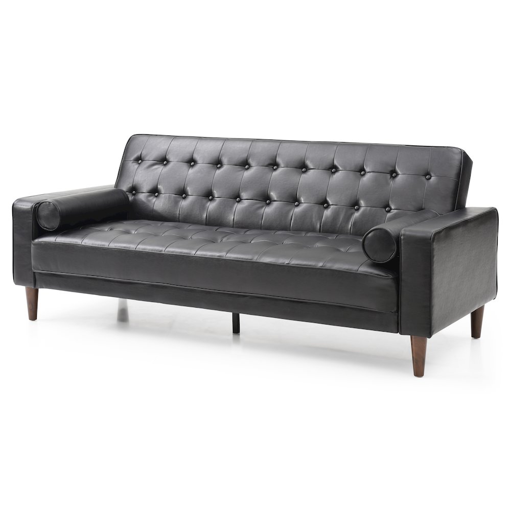 Glory Furniture Andrews Sofa Bed in Black Color. Picture 1