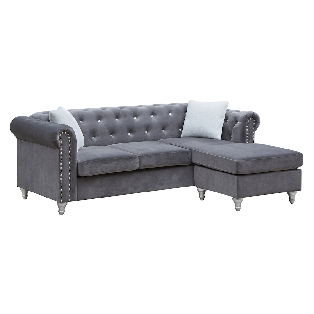 Glory Furniture Raisa Sofa Chaise in  Color. Picture 1