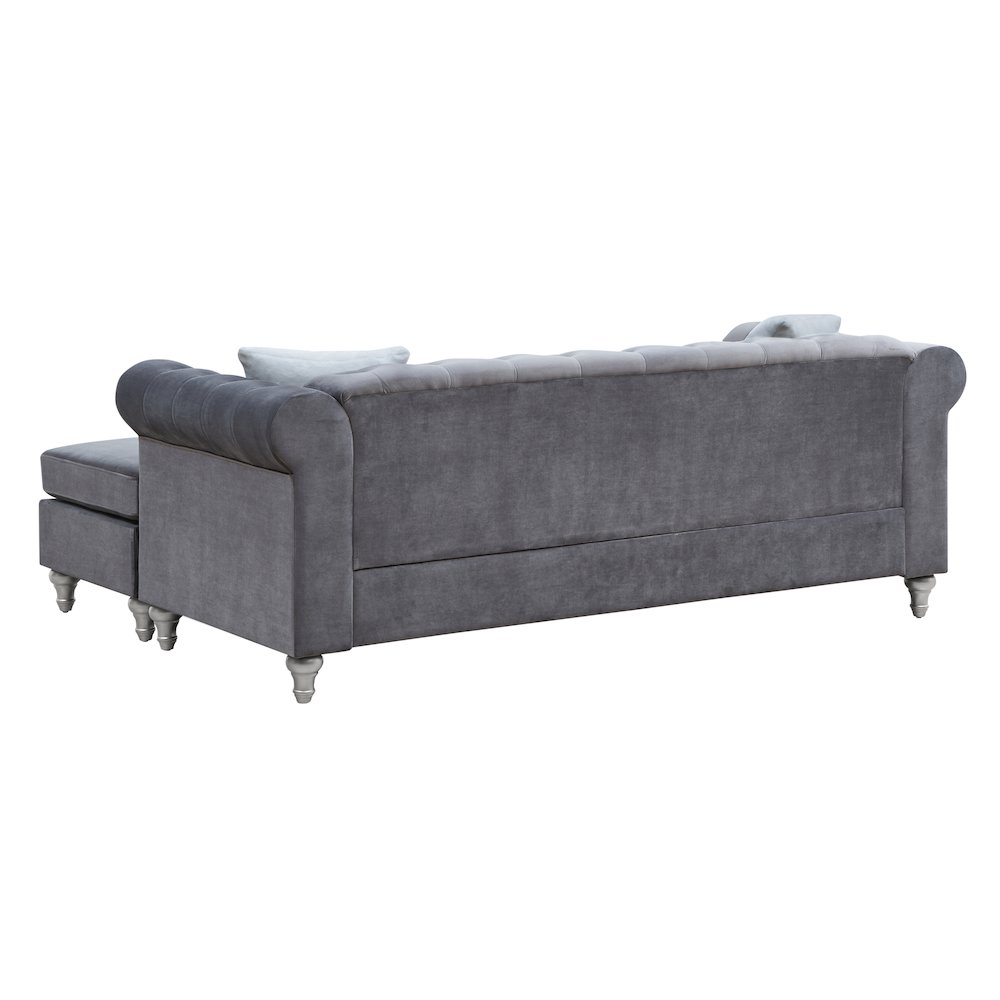 Glory Furniture Raisa Sofa Chaise in  Color. Picture 4