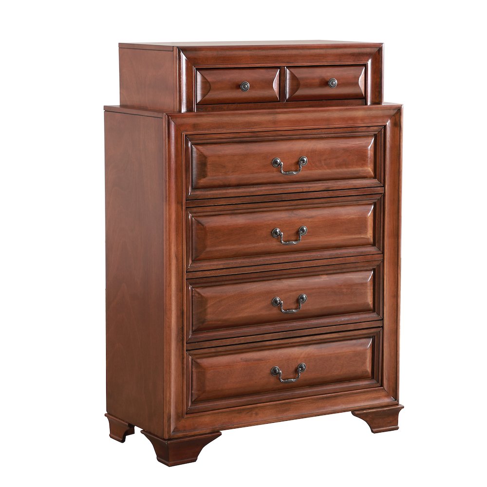 Glory Furniture LaVita Chest in Oak Color. Picture 1