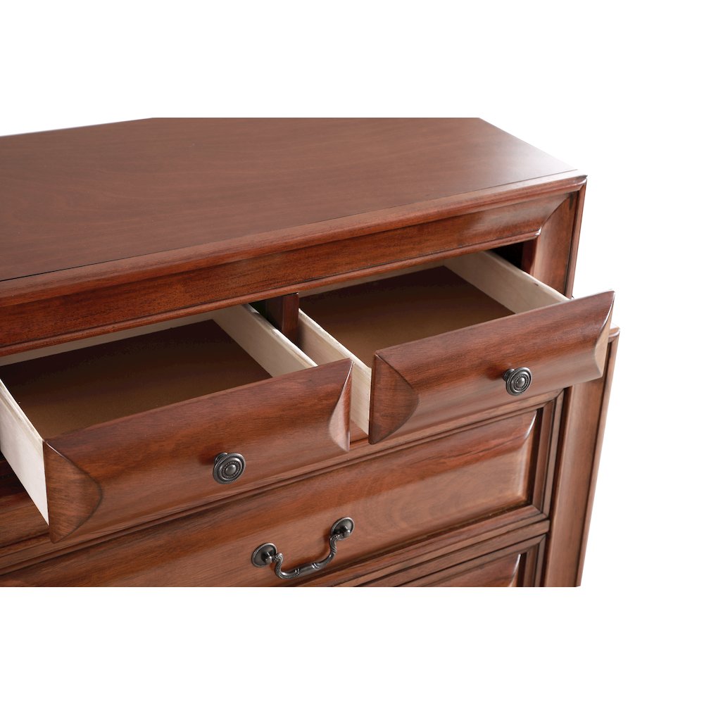 Glory Furniture LaVita Chest in Oak Color. Picture 3