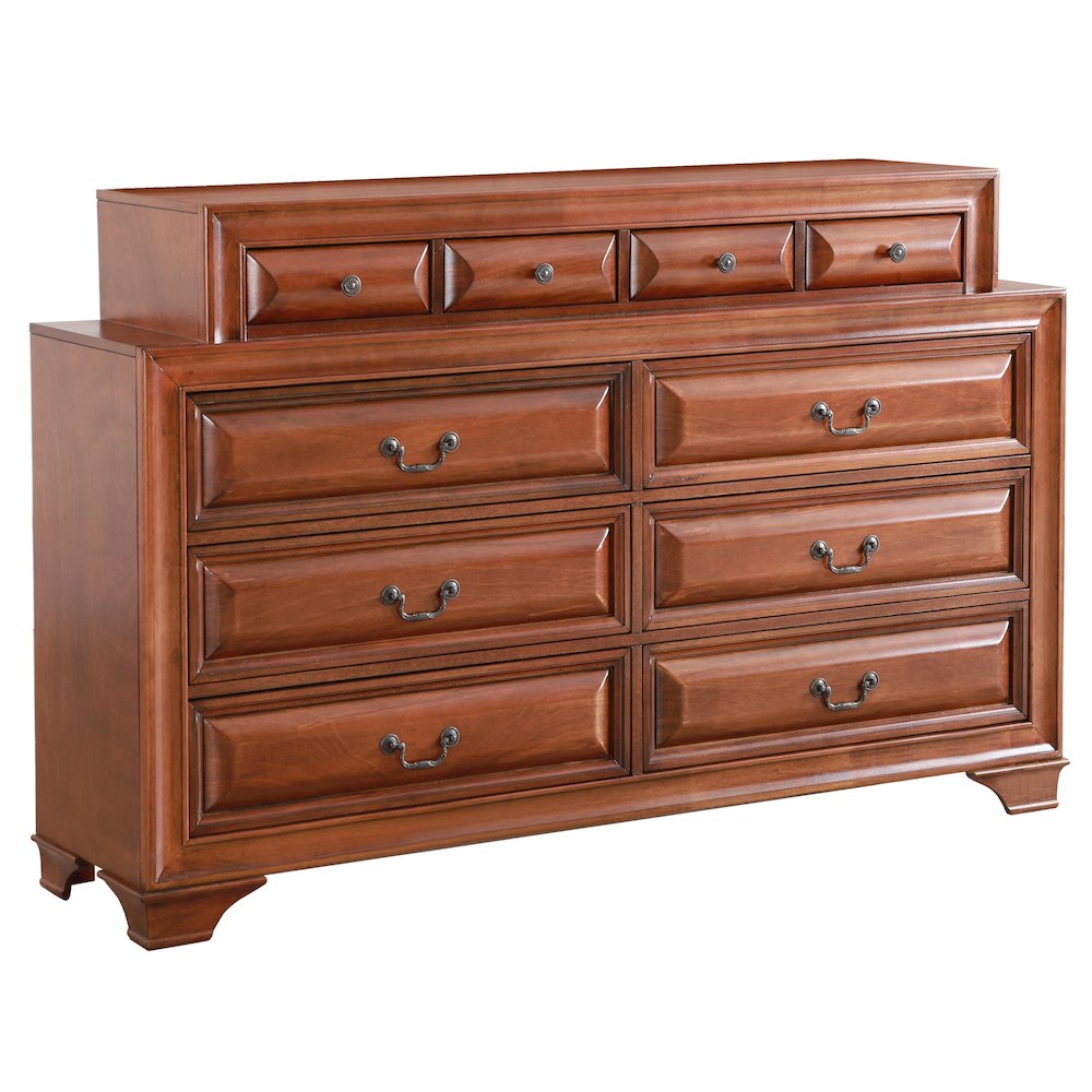 Glory Furniture LaVita Dresser in Oak Color. Picture 1