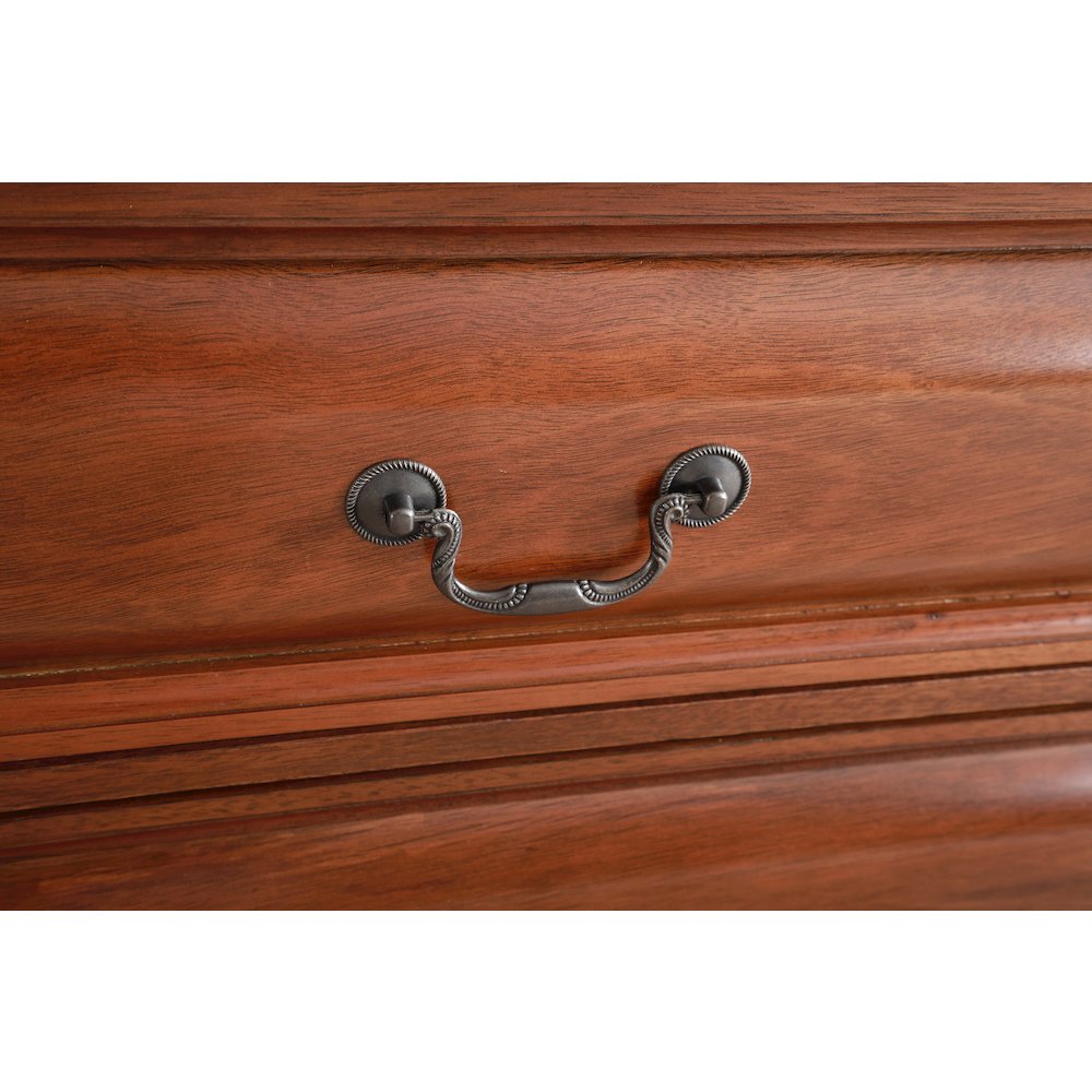 Glory Furniture LaVita Dresser in Oak Color. Picture 6