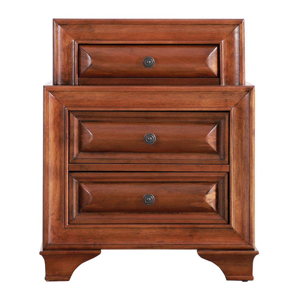 Glory Furniture LaVita Nightstand in Oak Color. Picture 2