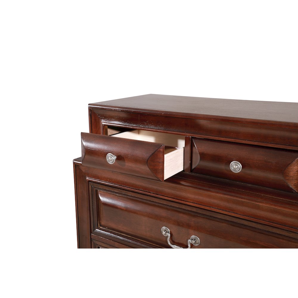 Glory Furniture LaVita Chest in Cappuccino Color. Picture 6