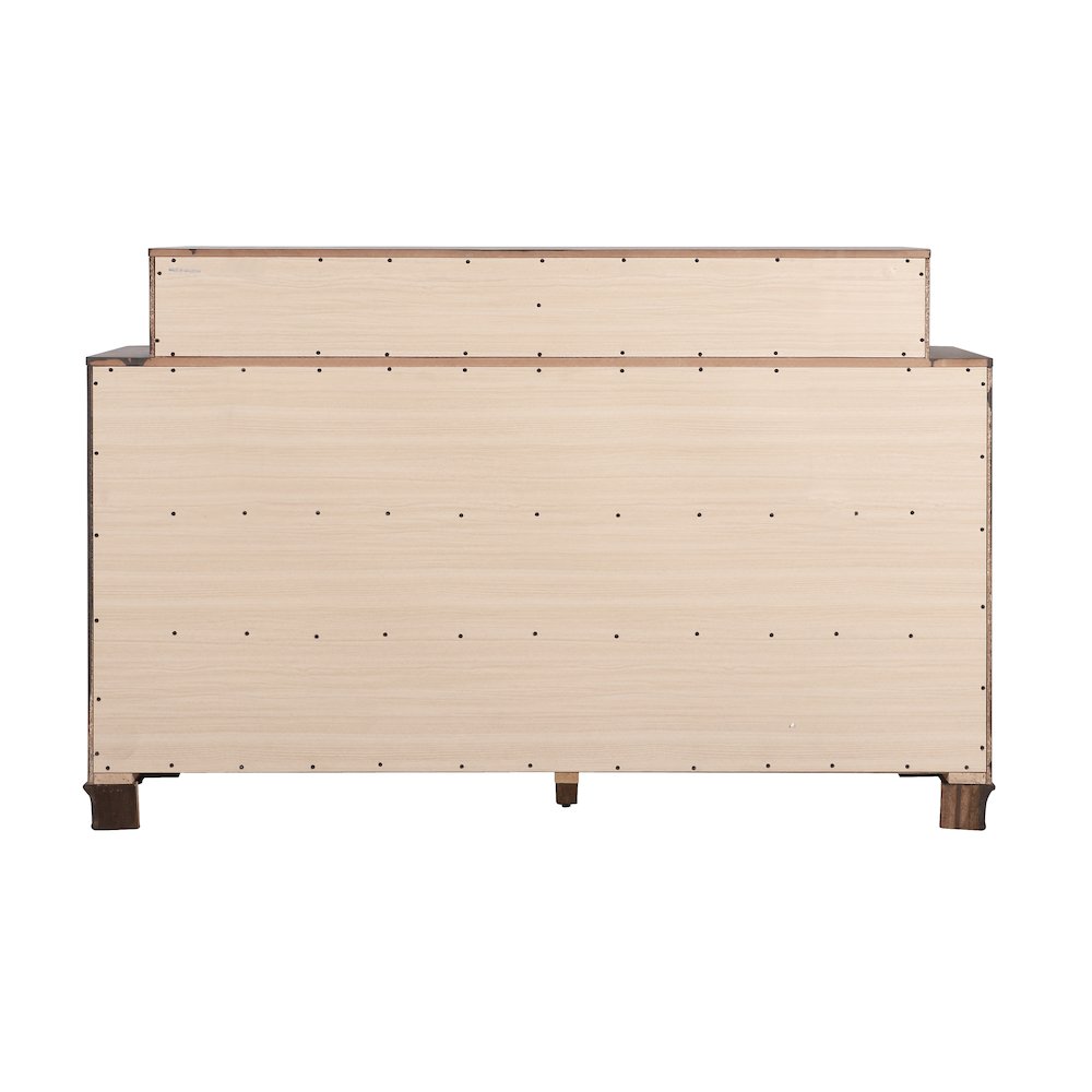 Glory Furniture LaVita Dresser in Cappuccino Color. Picture 6