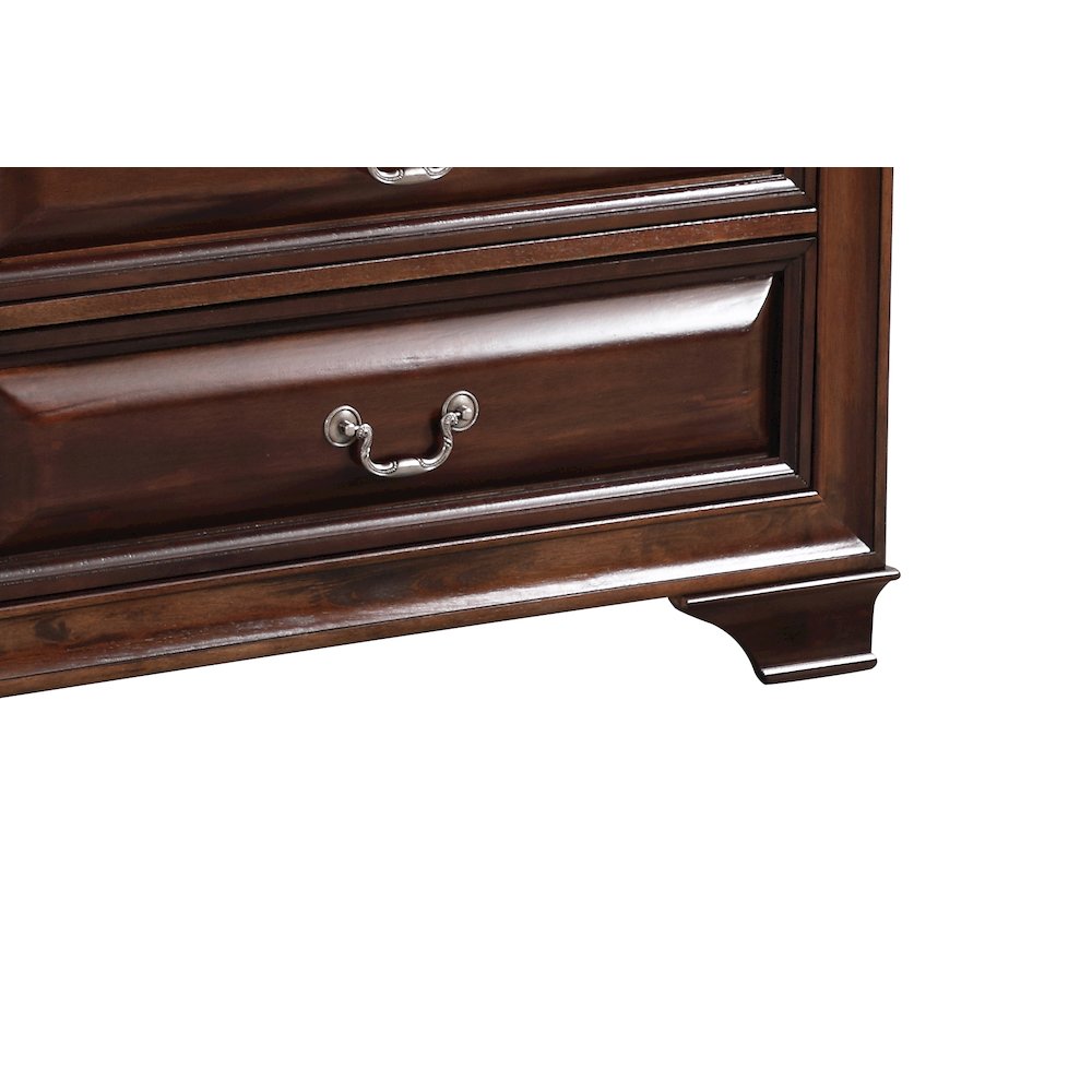 Glory Furniture LaVita Dresser in Cappuccino Color. Picture 5