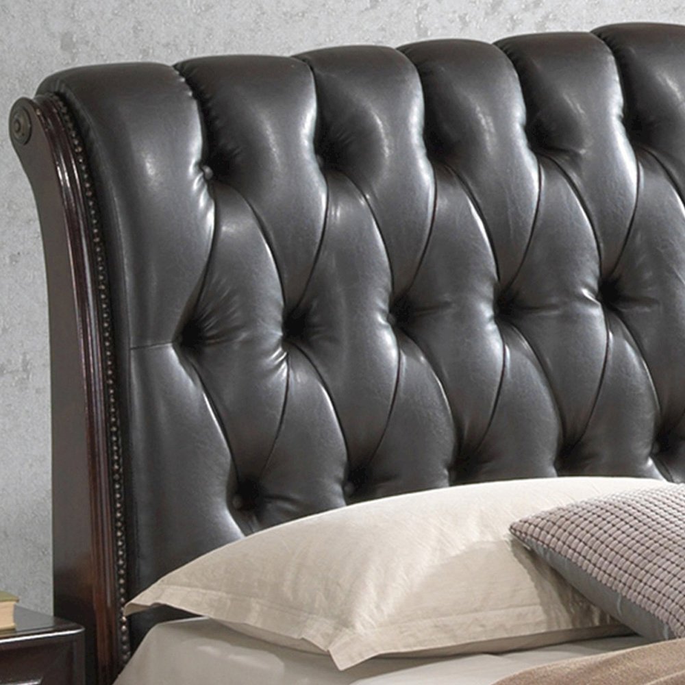 Glory Furniture LaVita Queen Storage Bed in Cappuccino Color. Picture 2