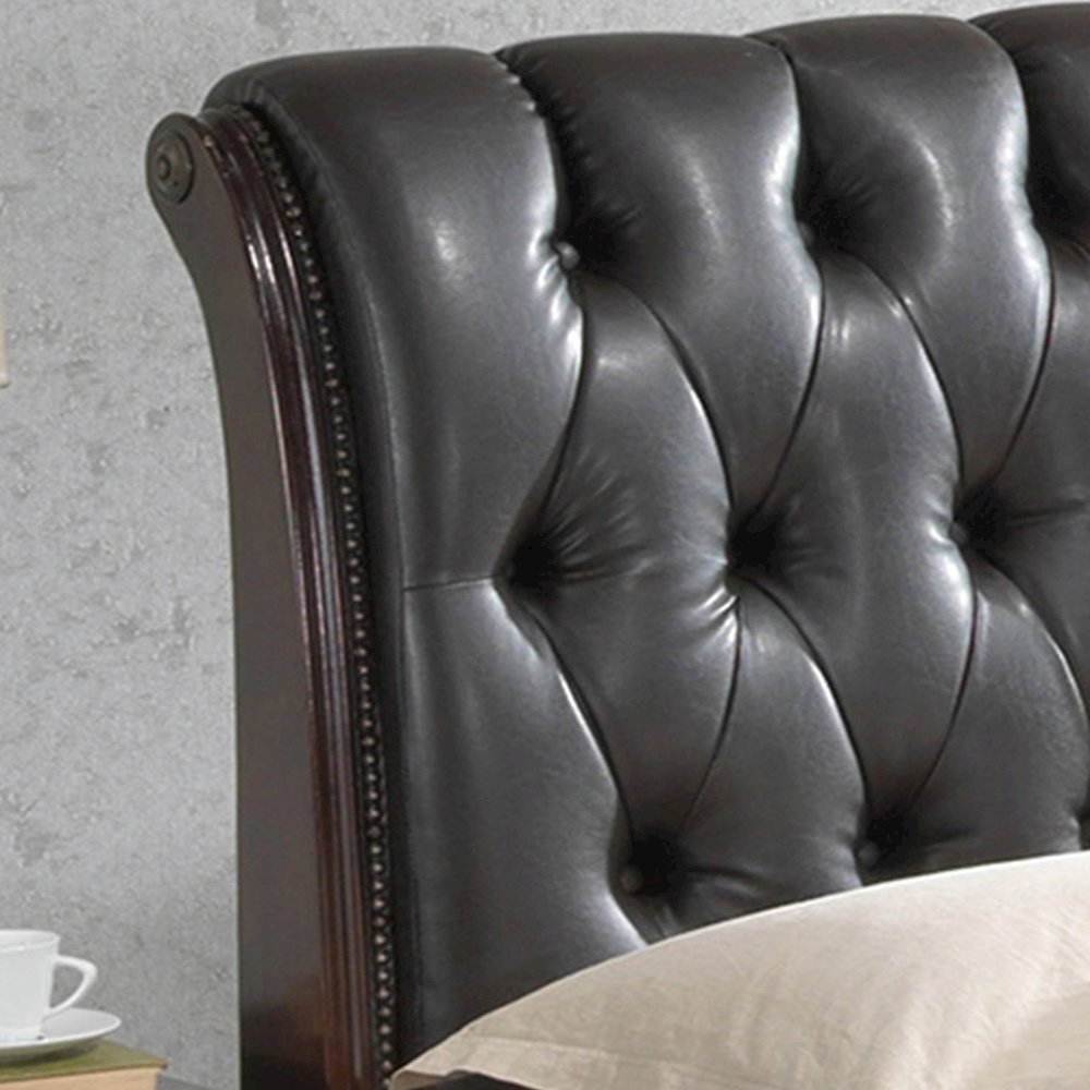 Glory Furniture LaVita Queen Storage Bed in Cappuccino Color. Picture 7