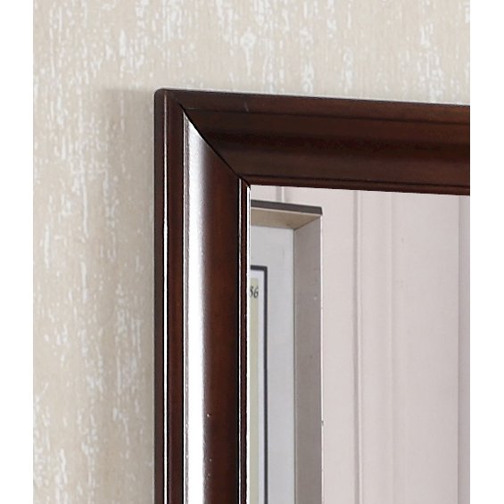 Glory Furniture LaVita Mirror in Cappuccino Color. Picture 6