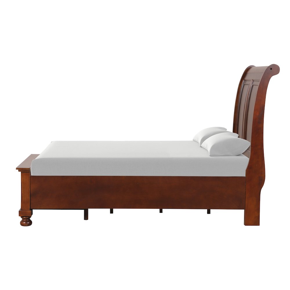 Glory Furniture Meade Twin Bed in Classic Cherry Color. Picture 3