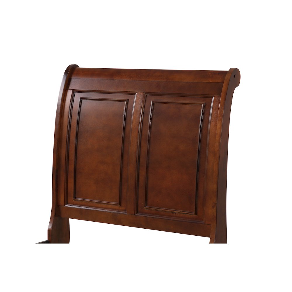 Glory Furniture Meade Twin Bed in Classic Cherry Color. Picture 5