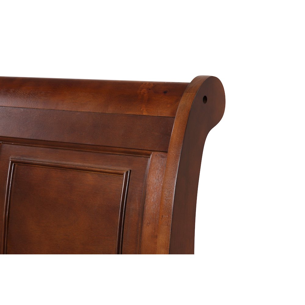 Glory Furniture Meade Twin Bed in Classic Cherry Color. Picture 6