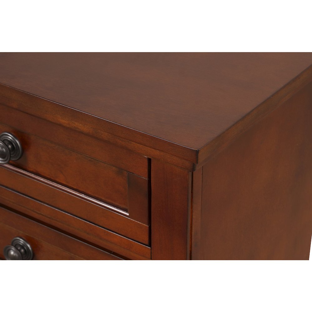 Glory Furniture Meade Chest in Cherry Color. Picture 2