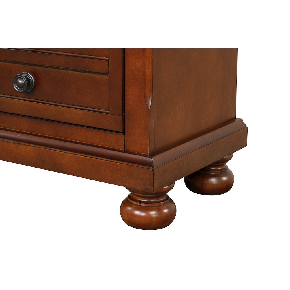 Glory Furniture Meade Chest in Cherry Color. Picture 4