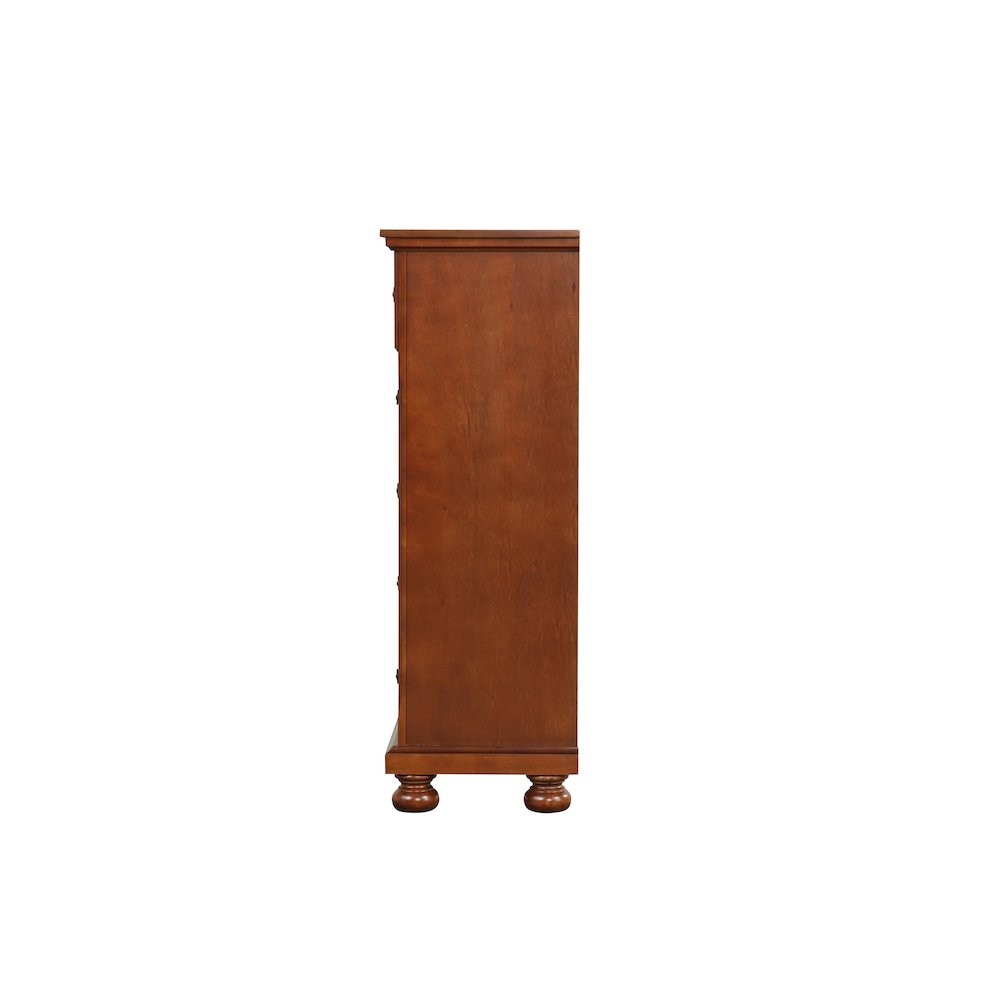 Glory Furniture Meade Chest in Cherry Color. Picture 7