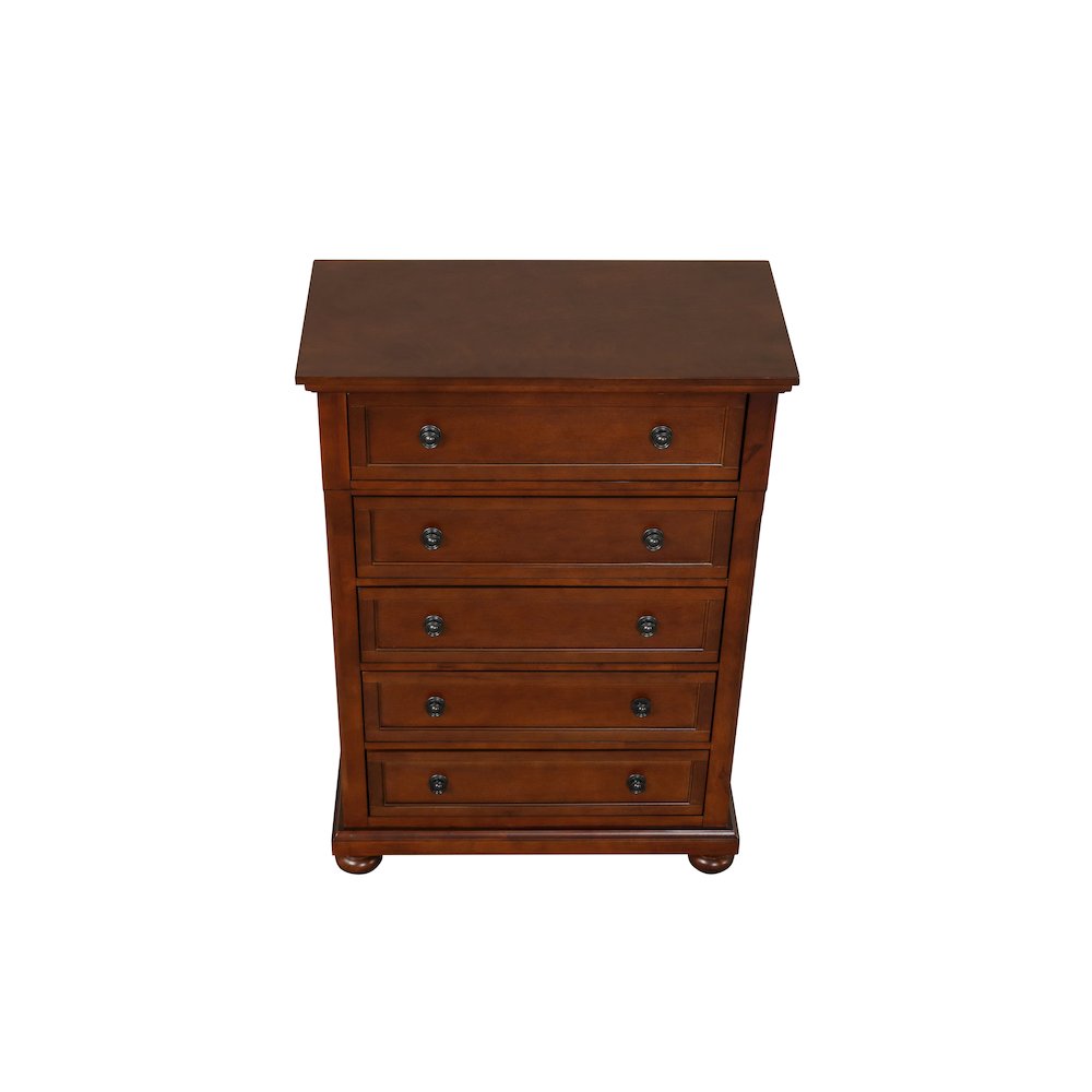 Glory Furniture Meade Chest in Cherry Color. Picture 8