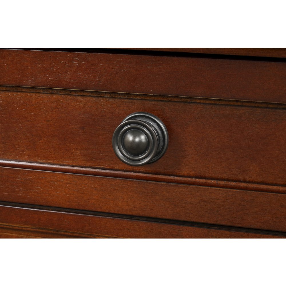 Glory Furniture Meade Dresser in Cherry Color. Picture 3