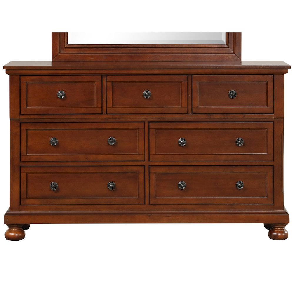 Glory Furniture Meade Dresser in Cherry Color. Picture 5