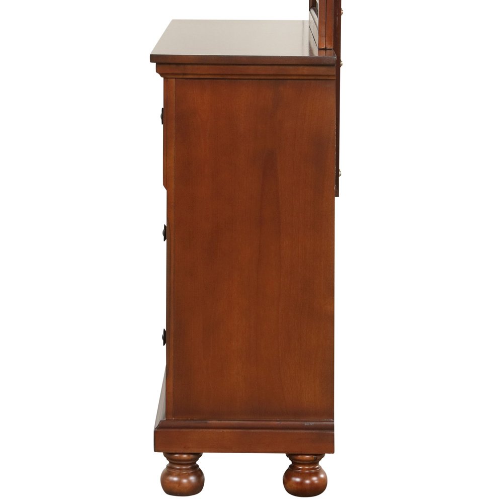 Glory Furniture Meade Dresser in Cherry Color. Picture 7