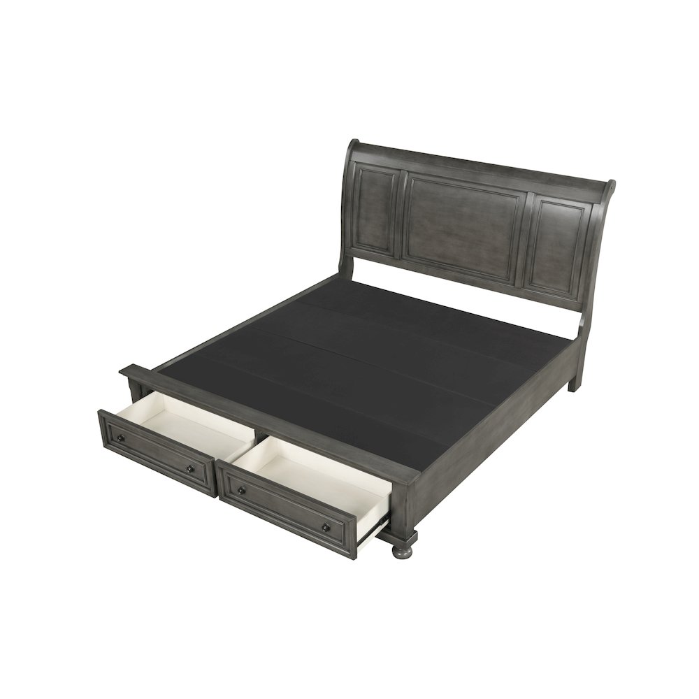 Glory Furniture Meade King Bed in Gray Color. Picture 4