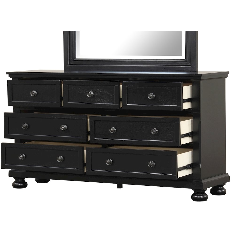Glory Furniture Meade Dresser in Black Color. Picture 4
