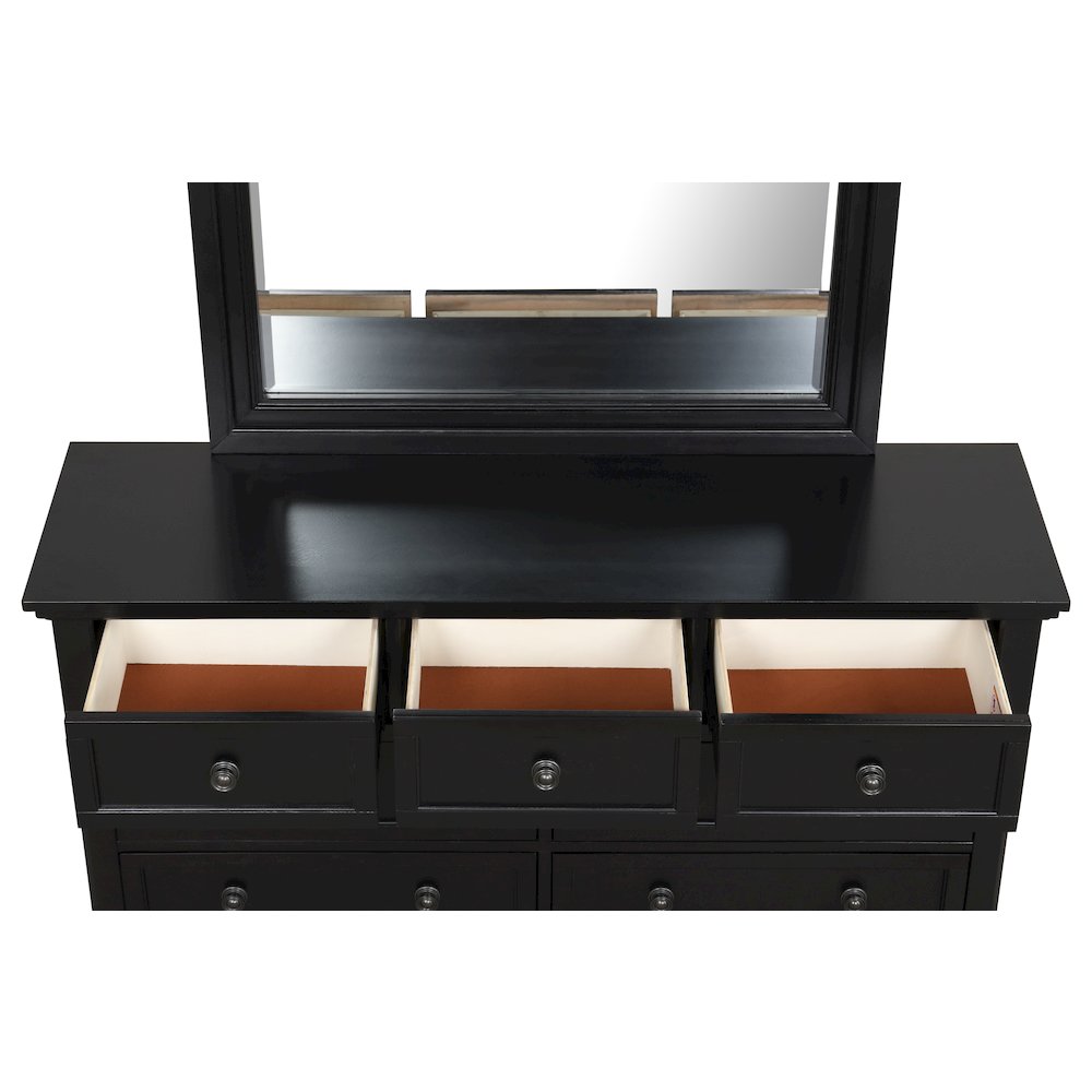 Glory Furniture Meade Dresser in Black Color. Picture 9