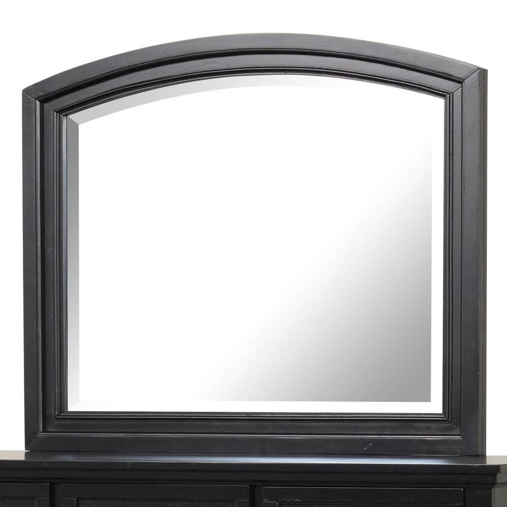 Glory Furniture Meade Mirror in Black Color. Picture 1