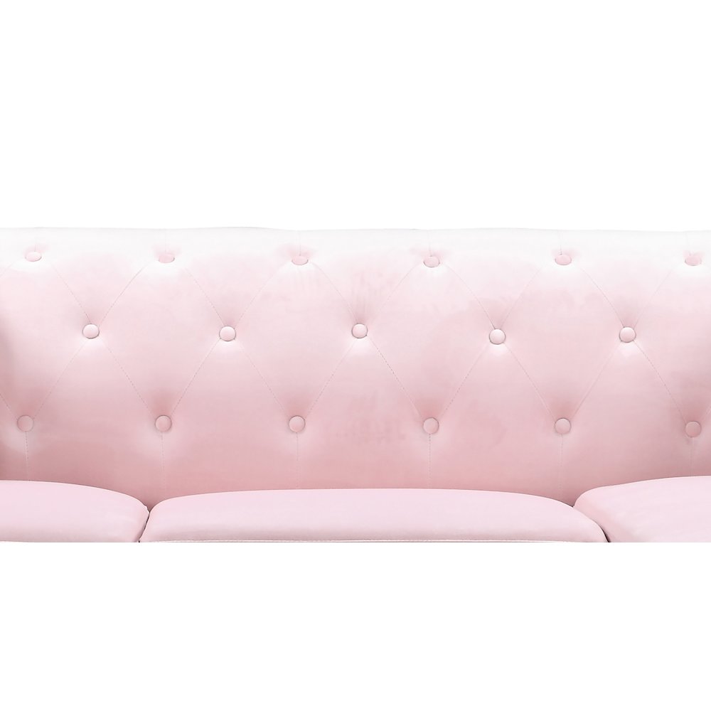 Glory Furniture Pompano Accent Chair in Pink Color. Picture 6