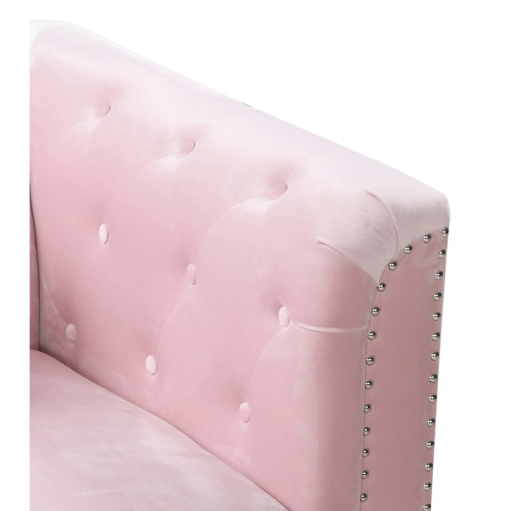 Glory Furniture Pompano Accent Chair in Pink Color. Picture 7