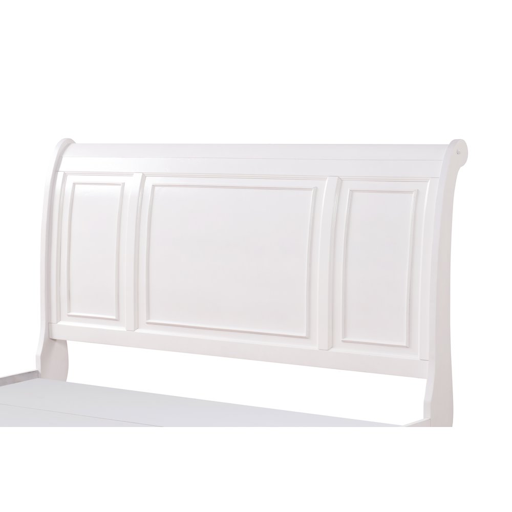 Glory Furniture Meade King Bed in White Color. Picture 5