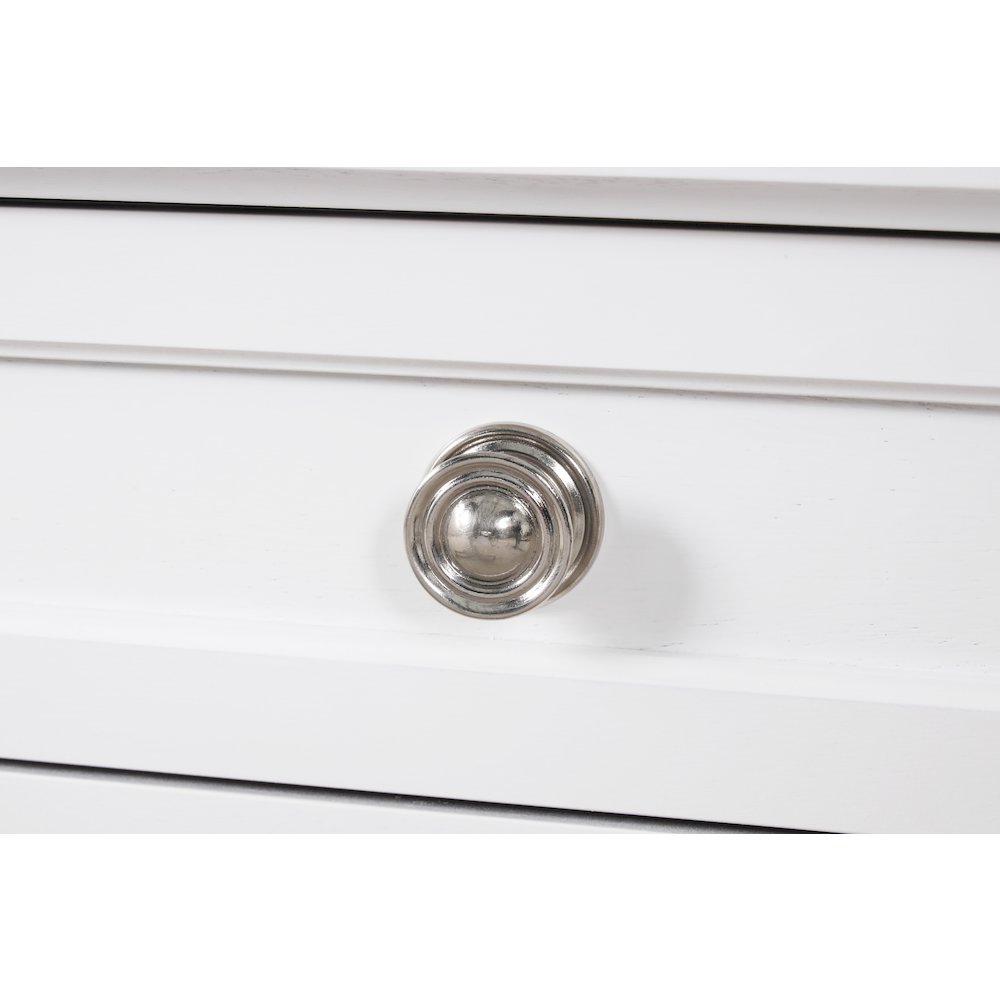 Glory Furniture Meade Chest in White Color. Picture 3