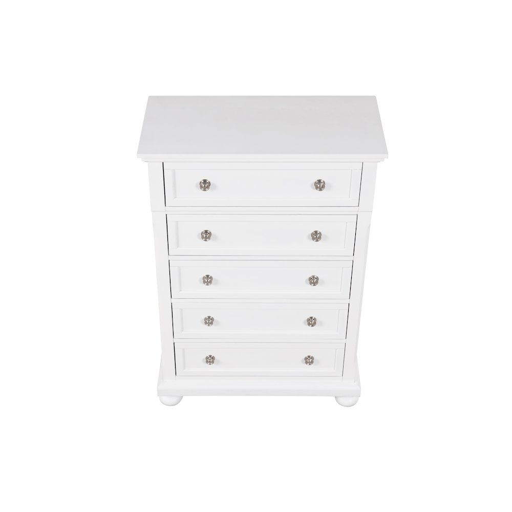 Glory Furniture Meade Chest in White Color. Picture 8